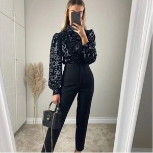 NWT ZARA Black High-waisted Pants Blogger Fav SIZE XS